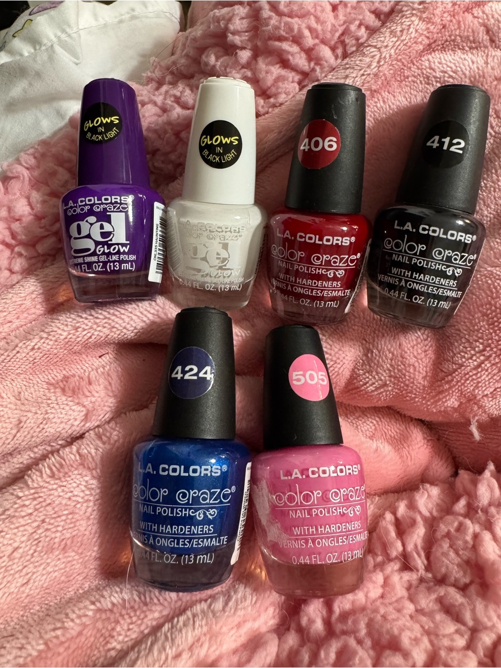 L.A. COLORS Color Craze Nail Polish Bundle